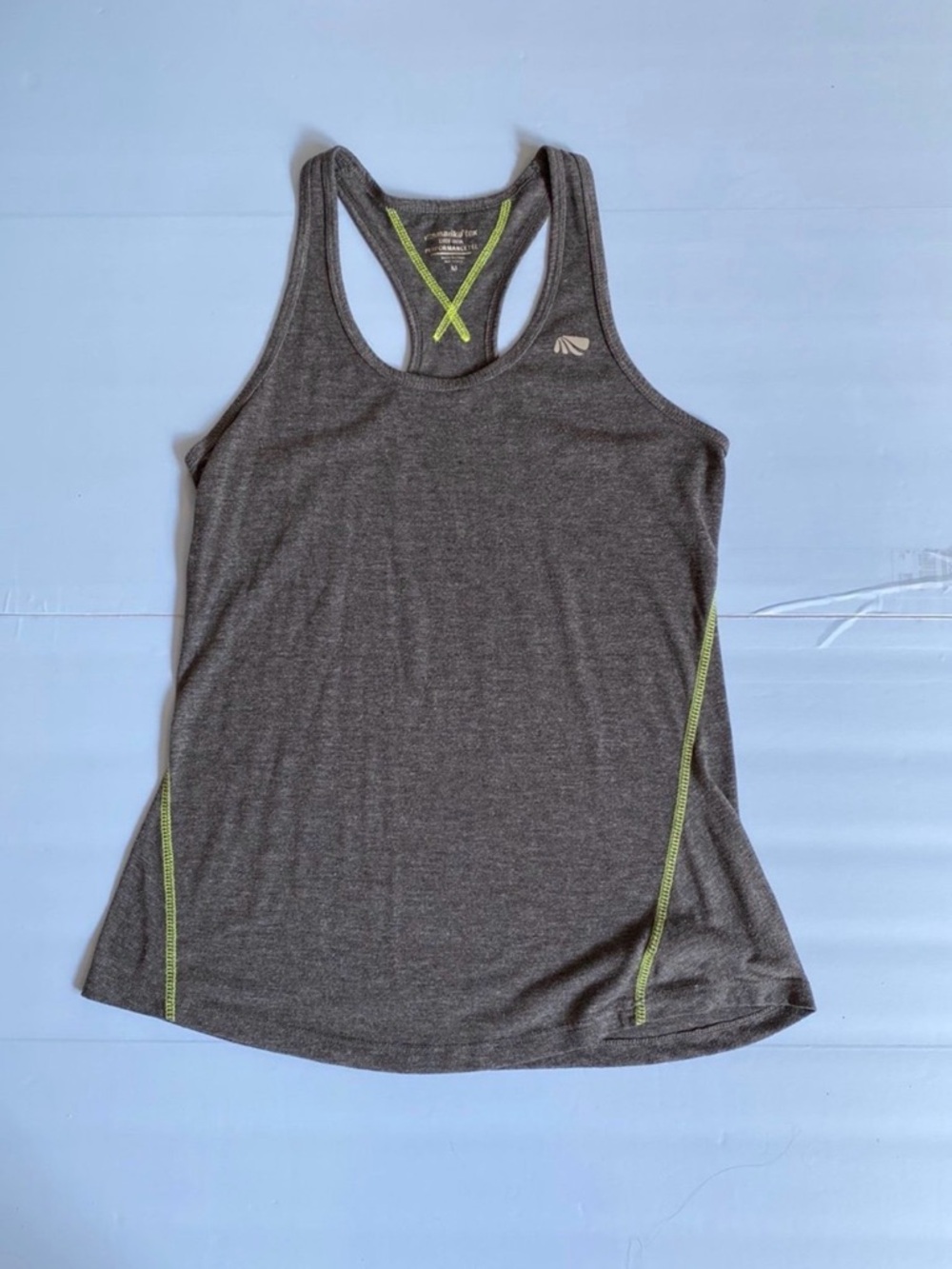 Marika Grey Racerback Tank Top